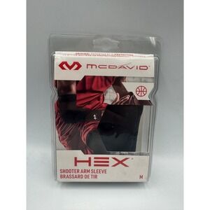 McDavid 6500 Hex Shooter Arm Sleeve Mens Medium Black Compression Single NWT